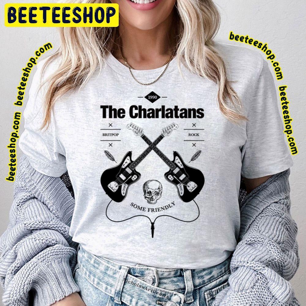 Guitar The Charlatans Unisex T-Shirt Guitar The Charlatans Unisex T-Shirt