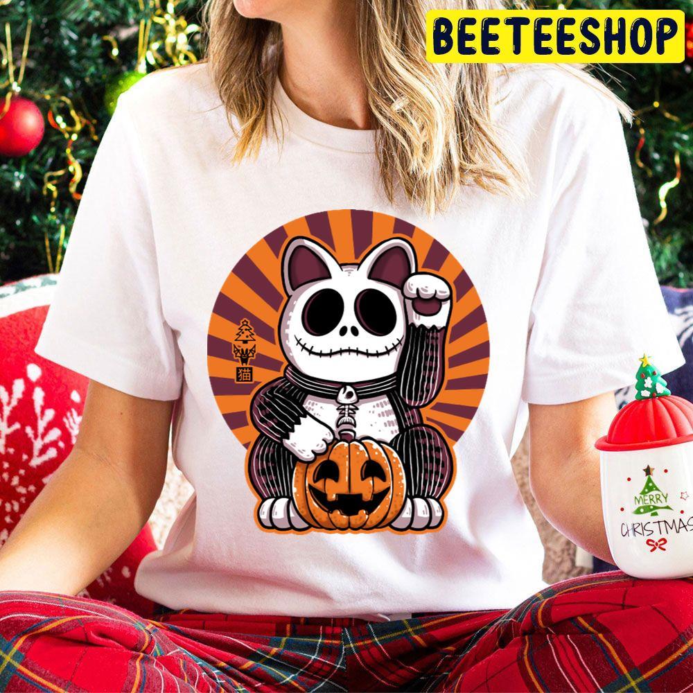 Halloween Neko Cat Jack Christmas Beeteeshop Trending Unisex Hoodie Halloween Neko Cat Jack Christmas Beeteeshop Trending Unisex Hoodie