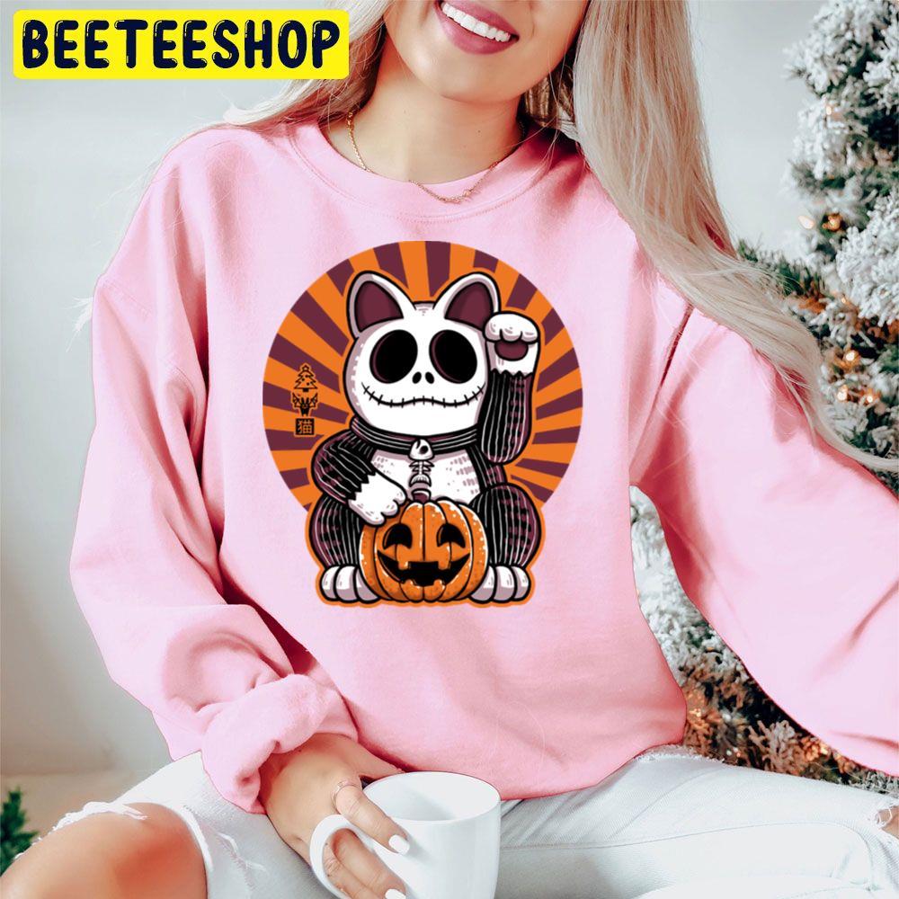 Halloween Neko Cat Jack Christmas Beeteeshop Trending Unisex Hoodie Halloween Neko Cat Jack Christmas Beeteeshop Trending Unisex Hoodie