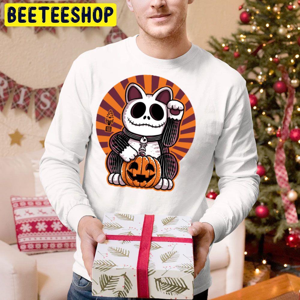 Halloween Neko Cat Jack Christmas Beeteeshop Trending Unisex Hoodie Halloween Neko Cat Jack Christmas Beeteeshop Trending Unisex Hoodie