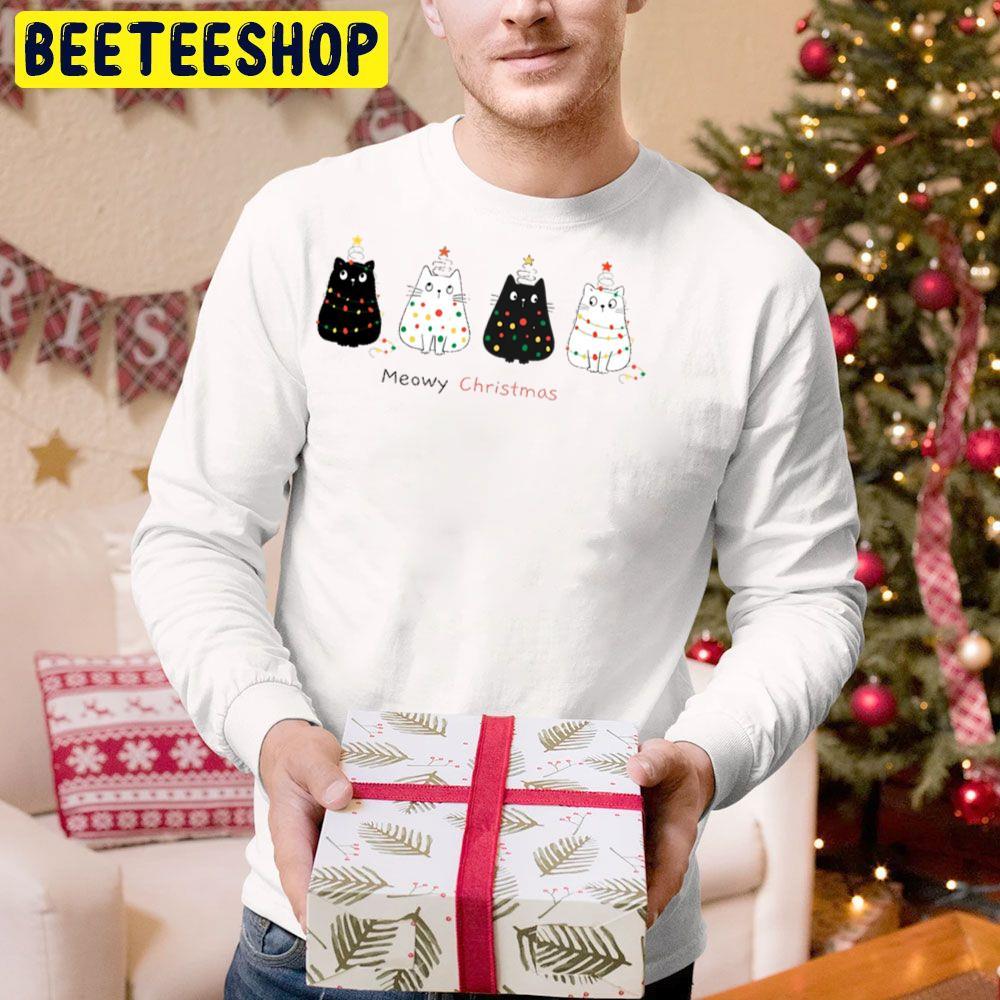 Happy Cats With Christmas Light Beeteeshop Trending Unisex Hoodie Happy Cats With Christmas Light Beeteeshop Trending Unisex Hoodie