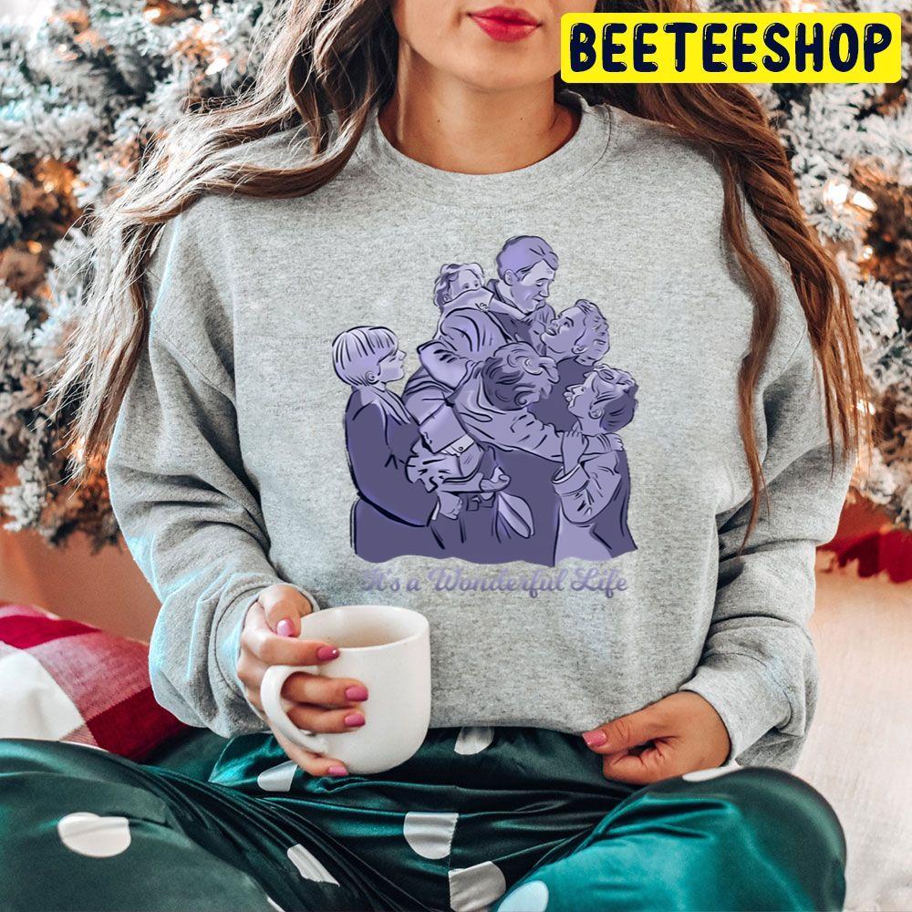 Happy Family It's A Wonderful Life Christmas Beeteeshop Trending Unisex Hoodie Happy Family It's A Wonderful Life Christmas Beeteeshop Trending Unisex Hoodie