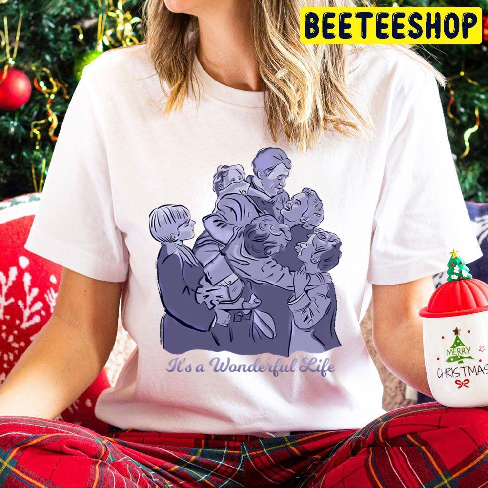 Happy Family It's A Wonderful Life Christmas Beeteeshop Trending Unisex Hoodie Happy Family It's A Wonderful Life Christmas Beeteeshop Trending Unisex Hoodie