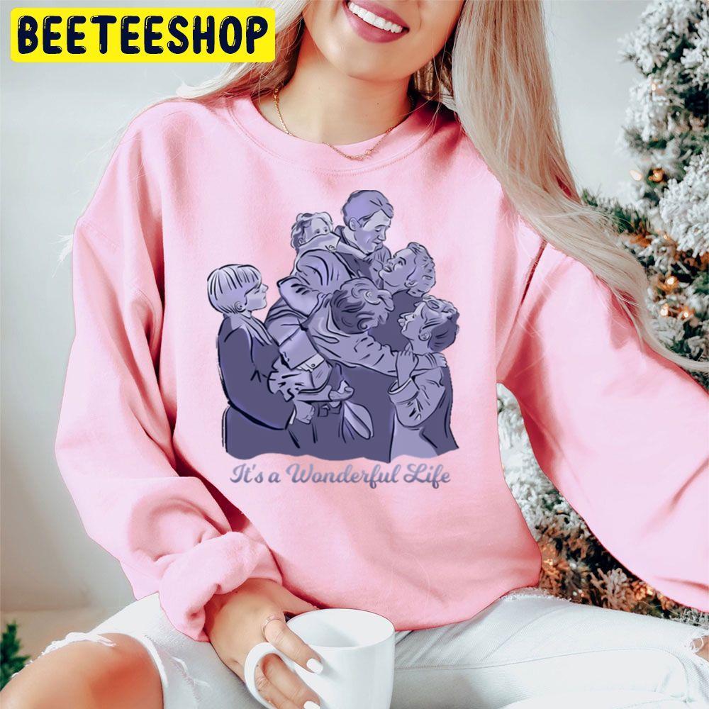 Happy Family It's A Wonderful Life Christmas Beeteeshop Trending Unisex Hoodie Happy Family It's A Wonderful Life Christmas Beeteeshop Trending Unisex Hoodie