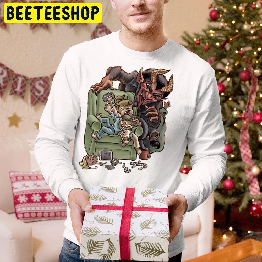Happy Story Krampus Christmas Beeteeshop Trending Unisex Hoodie Happy Story Krampus Christmas Beeteeshop Trending Unisex Hoodie