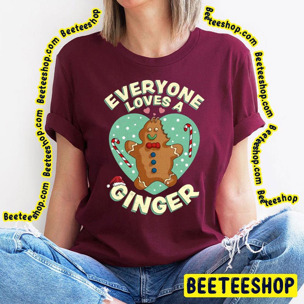 Heart Everyone Loves A Gingerbread Christmas Unisex T-Shirt Heart Everyone Loves A Gingerbread Christmas Unisex T-Shirt