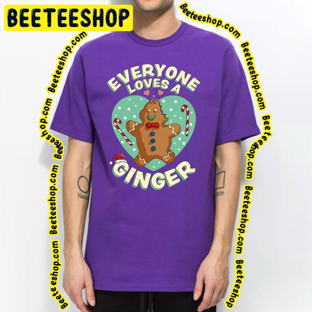 Heart Everyone Loves A Gingerbread Christmas Unisex T-Shirt Heart Everyone Loves A Gingerbread Christmas Unisex T-Shirt
