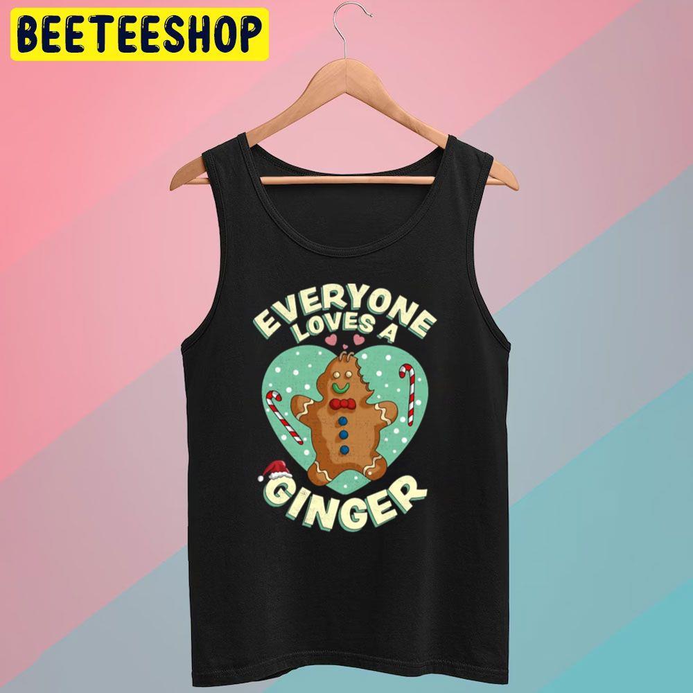 Heart Everyone Loves A Gingerbread Christmas Unisex T-Shirt Heart Everyone Loves A Gingerbread Christmas Unisex T-Shirt
