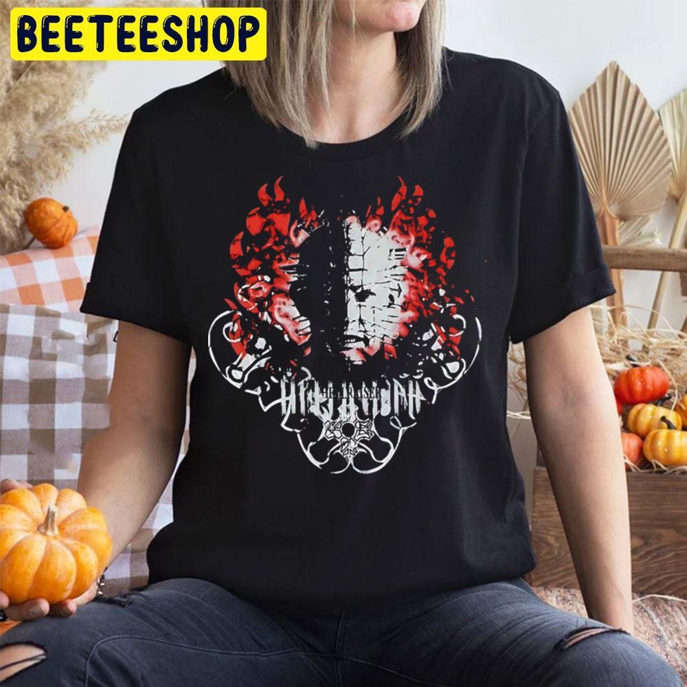 Hell Firery Pinhead Head Halloween Beeteeshop Trending Unisex T-Shirt Hell Firery Pinhead Head Halloween Beeteeshop Trending Unisex T-Shirt