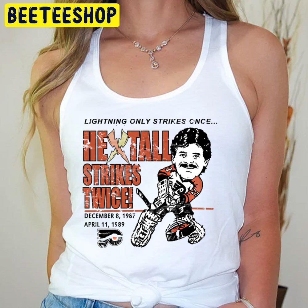 Hextall Strikes Twice Philadelphia Flyers Hockey Unisex T-Shirt Hextall Strikes Twice Philadelphia Flyers Hockey Unisex T-Shirt