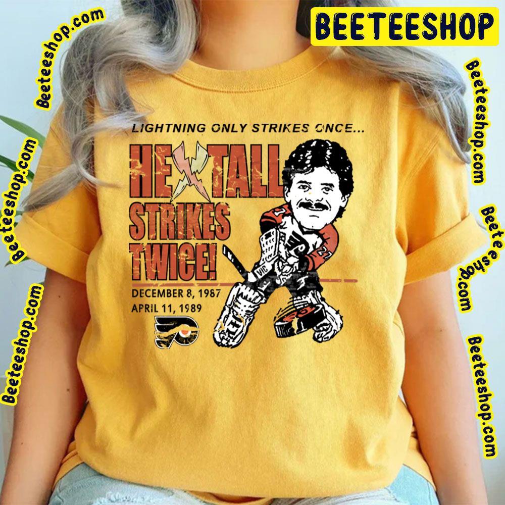 Hextall Strikes Twice Philadelphia Flyers Hockey Unisex T-Shirt Hextall Strikes Twice Philadelphia Flyers Hockey Unisex T-Shirt