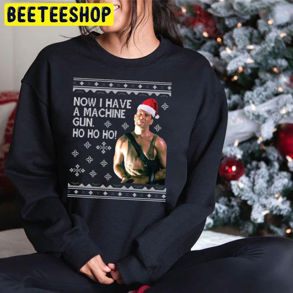 Ho Ho Ho Machine Gun Christmas Kint Die Hard Beeteeshop Trending Unisex Hoodie Ho Ho Ho Machine Gun Christmas Kint Die Hard Beeteeshop Trending Unisex Hoodie