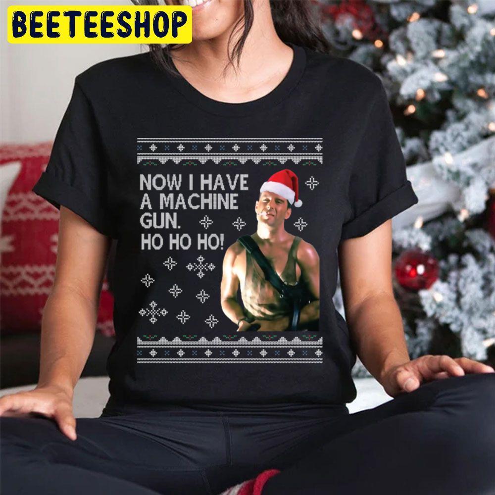 Ho Ho Ho Machine Gun Christmas Kint Die Hard Beeteeshop Trending Unisex Hoodie Ho Ho Ho Machine Gun Christmas Kint Die Hard Beeteeshop Trending Unisex Hoodie