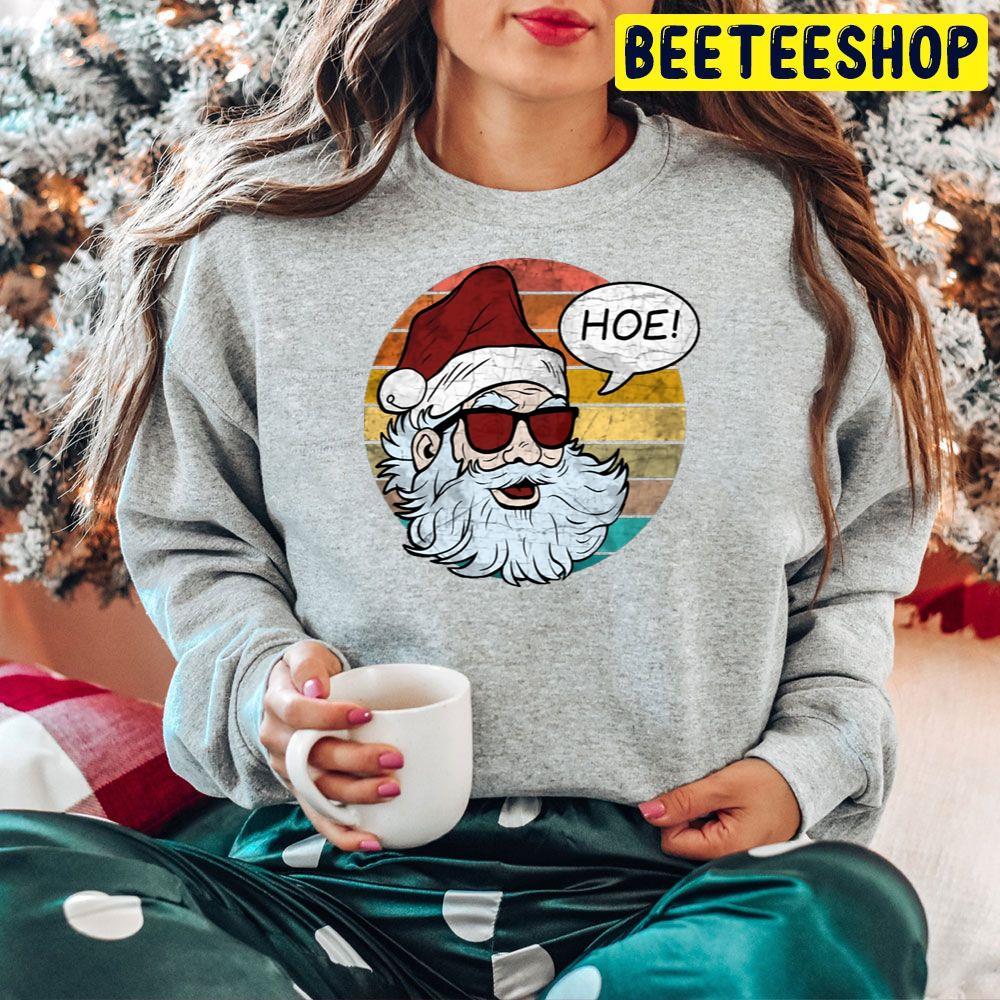 Hoe Bad Santa Christmas Beeteeshop Trending Unisex Hoodie Hoe Bad Santa Christmas Beeteeshop Trending Unisex Hoodie