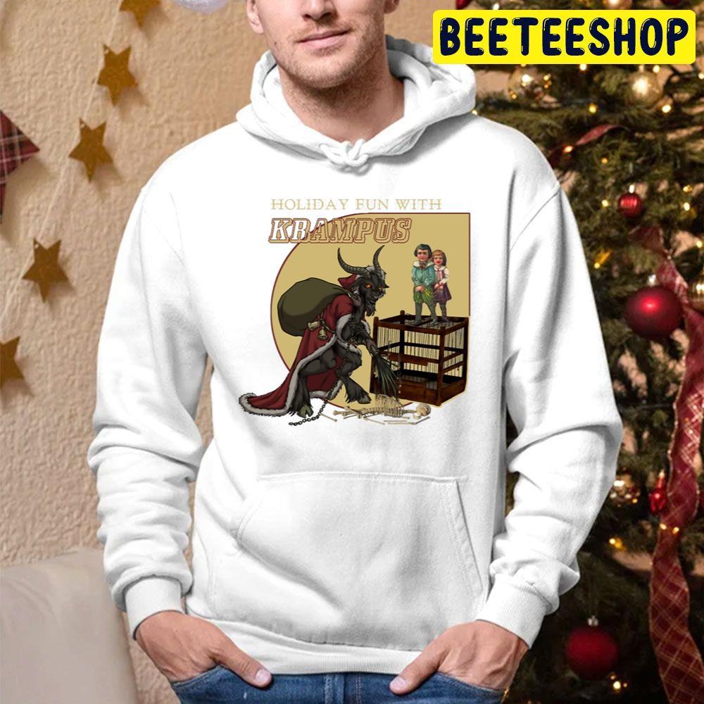 Holiday Fun With Krampus Christmas Beeteeshop Trending Unisex Hoodie Holiday Fun With Krampus Christmas Beeteeshop Trending Unisex Hoodie