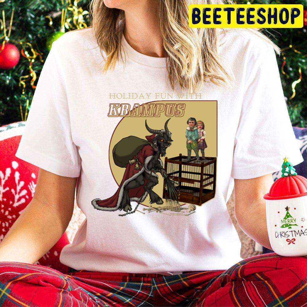 Holiday Fun With Krampus Christmas Beeteeshop Trending Unisex Hoodie Holiday Fun With Krampus Christmas Beeteeshop Trending Unisex Hoodie