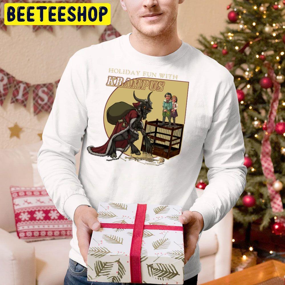 Holiday Fun With Krampus Christmas Beeteeshop Trending Unisex Hoodie Holiday Fun With Krampus Christmas Beeteeshop Trending Unisex Hoodie