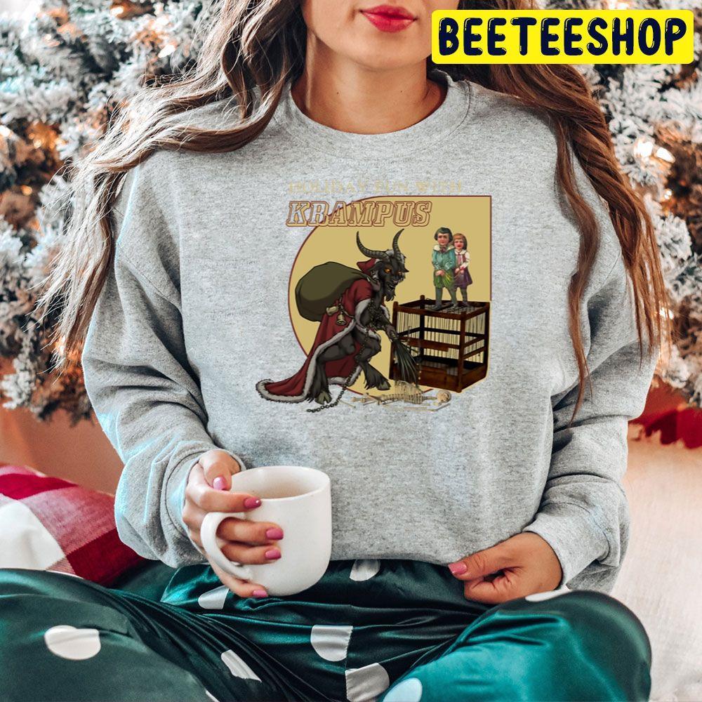 Holiday Fun With Krampus Christmas Beeteeshop Trending Unisex Hoodie Holiday Fun With Krampus Christmas Beeteeshop Trending Unisex Hoodie