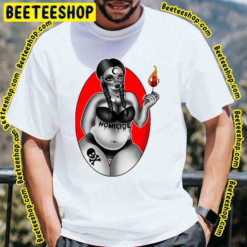 Homicide Wednesday Halloween Unisex T-Shirt Homicide Wednesday Halloween Unisex T-Shirt