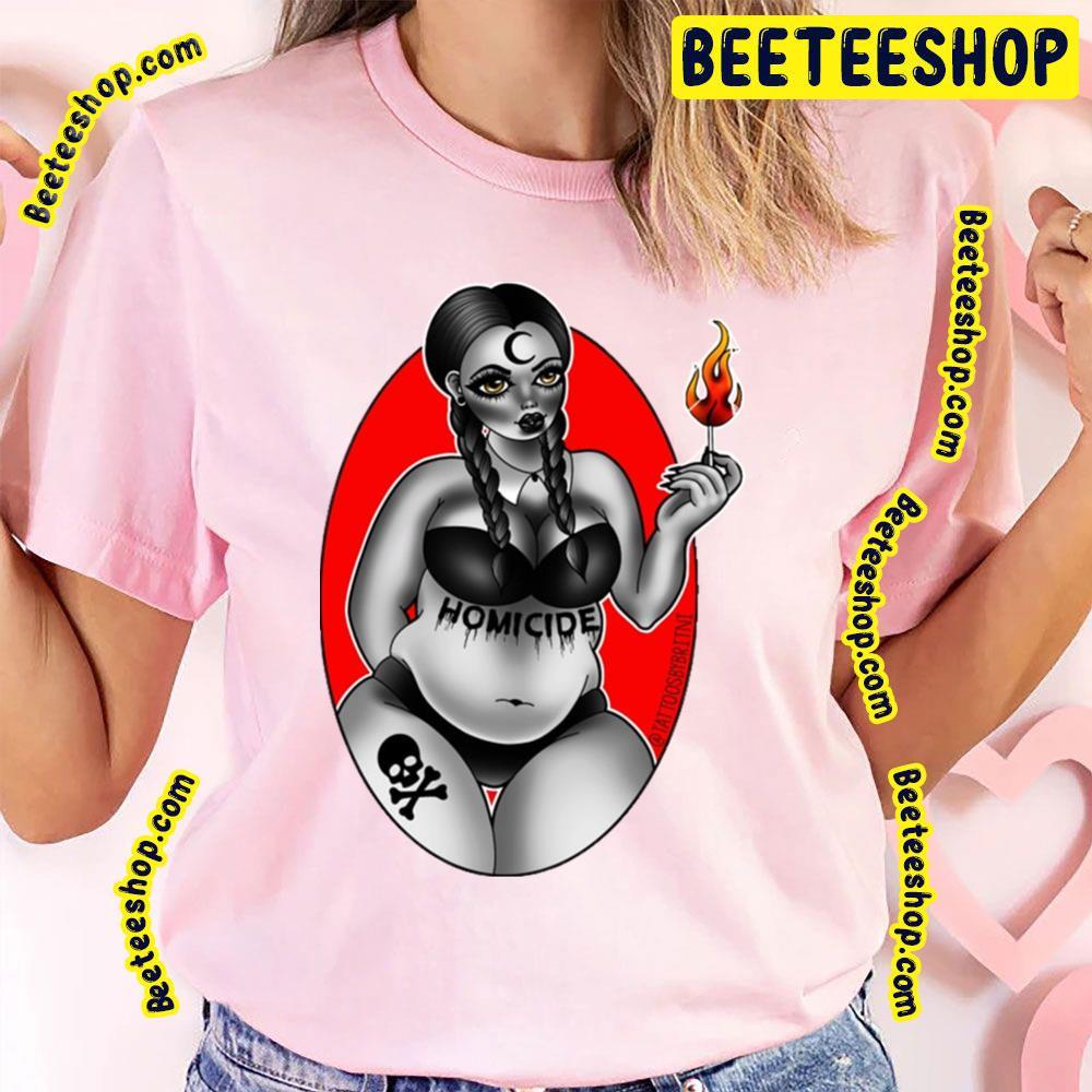 Homicide Wednesday Halloween Unisex T-Shirt Homicide Wednesday Halloween Unisex T-Shirt