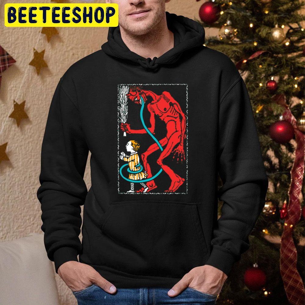 Horror Merry Krampus Christmas Beeteeshop Trending Unisex Hoodie Horror Merry Krampus Christmas Beeteeshop Trending Unisex Hoodie