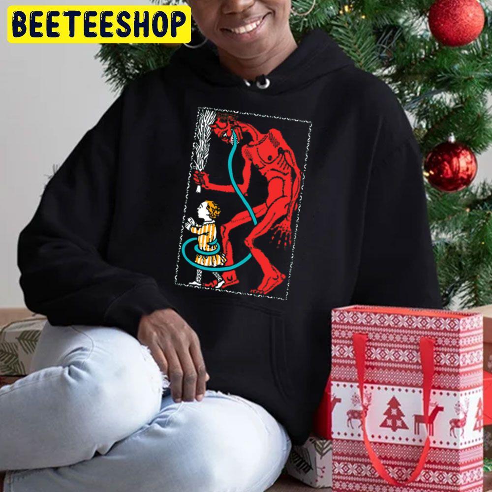Horror Merry Krampus Christmas Beeteeshop Trending Unisex Hoodie Horror Merry Krampus Christmas Beeteeshop Trending Unisex Hoodie