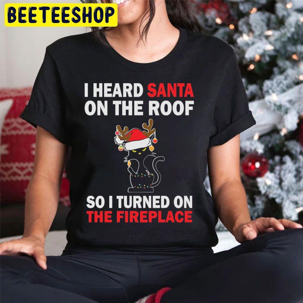 I Heard Santa On The Roof Meowy Cat Christmas Beeteeshop Trending Unisex Sweatshirt I Heard Santa On The Roof Meowy Cat Christmas Beeteeshop Trending Unisex Sweatshirt