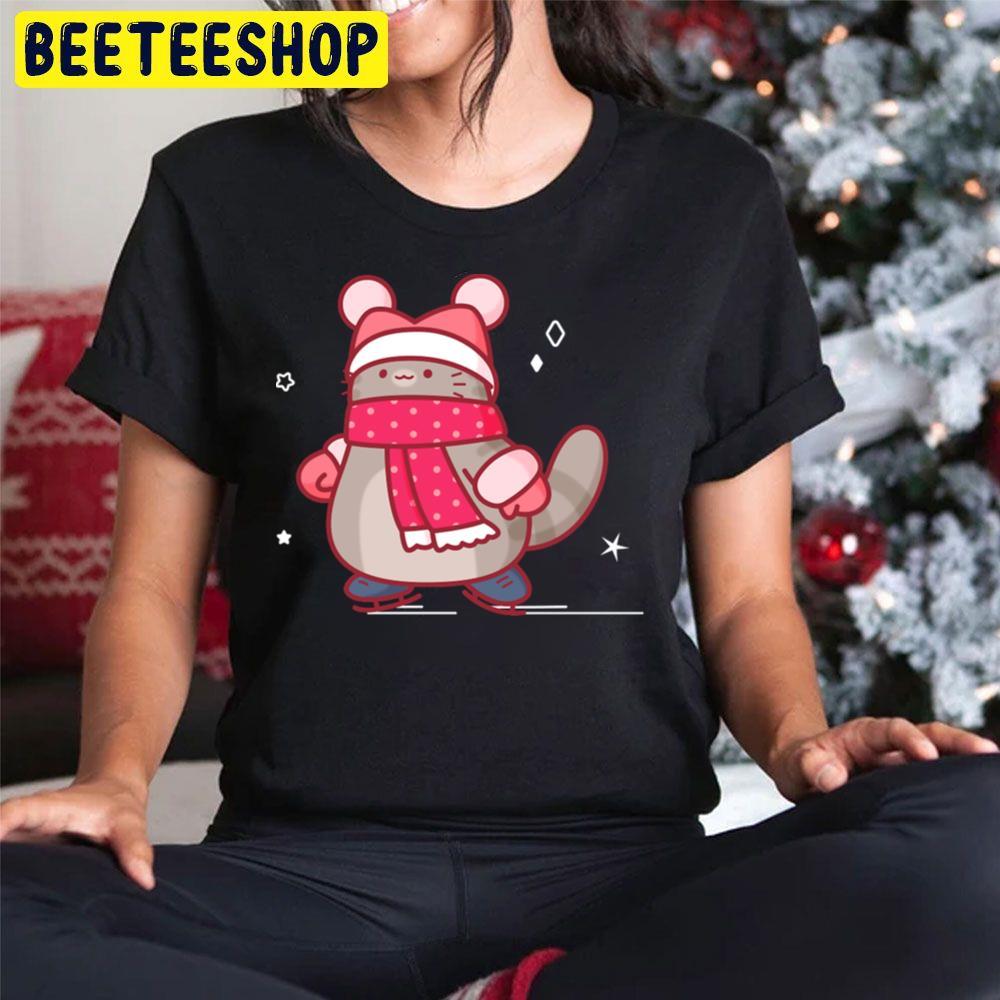 Ice Skating Cat Christmas Beeteeshop Trending Unisex Sweatshirt Ice Skating Cat Christmas Beeteeshop Trending Unisex Sweatshirt