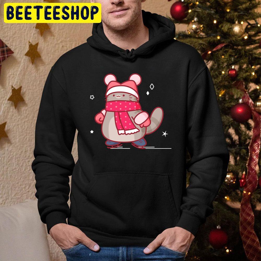 Ice Skating Cat Christmas Beeteeshop Trending Unisex Sweatshirt Ice Skating Cat Christmas Beeteeshop Trending Unisex Sweatshirt