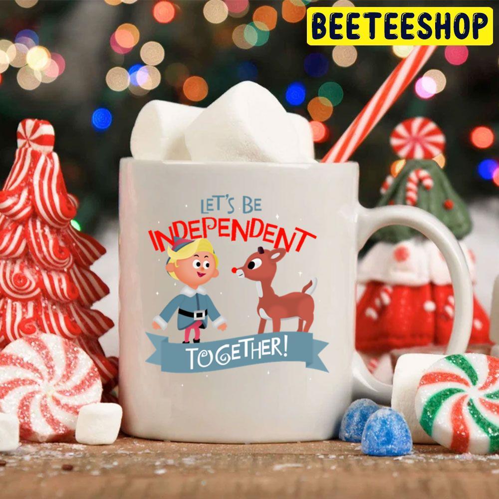 Independent Together Hermey And Rudolph The Red Nosed Reindeer Christmas Beeteeshop Trending Unisex Hoodie Independent Together Hermey And Rudolph The Red Nosed Reindeer Christmas Beeteeshop Trending Unisex Hoodie