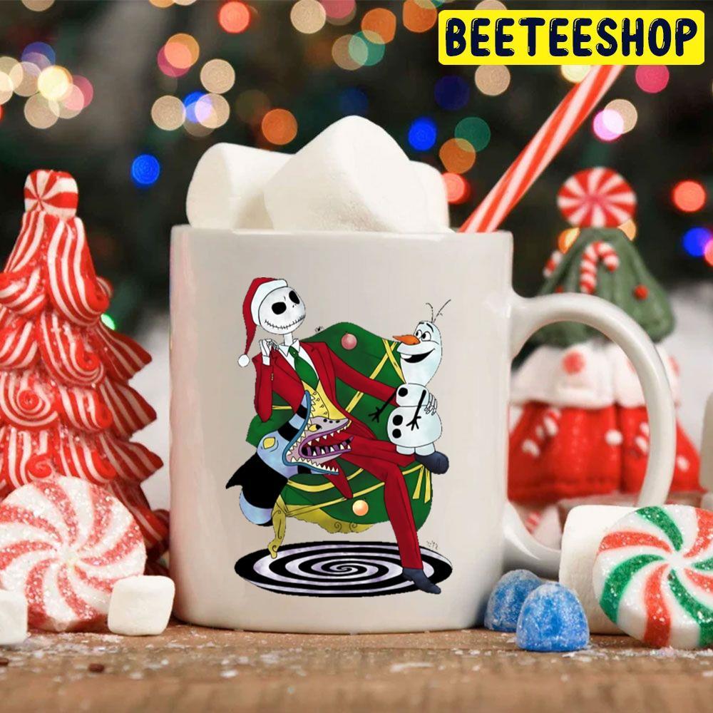 Jack & Olaf The Nightmare Before Christmas Beeteeshop Trending Unisex Hoodie Jack & Olaf The Nightmare Before Christmas Beeteeshop Trending Unisex Hoodie