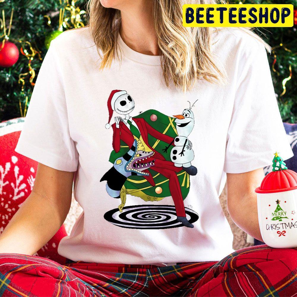 Jack & Olaf The Nightmare Before Christmas Beeteeshop Trending Unisex Hoodie Jack & Olaf The Nightmare Before Christmas Beeteeshop Trending Unisex Hoodie
