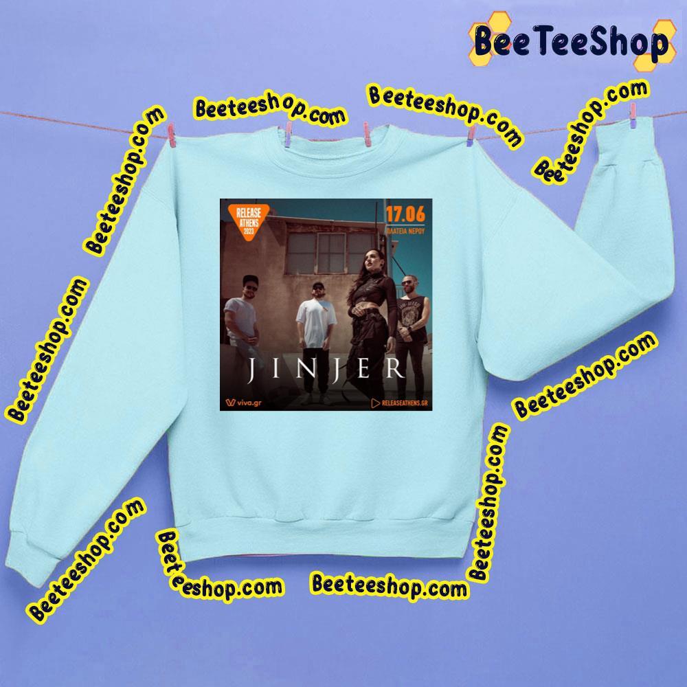 Jinjer Release Athens Festival June 2023 Beeteeshop Trending Unisex Sweatshirt Jinjer Release Athens Festival June 2023 Beeteeshop Trending Unisex Sweatshirt