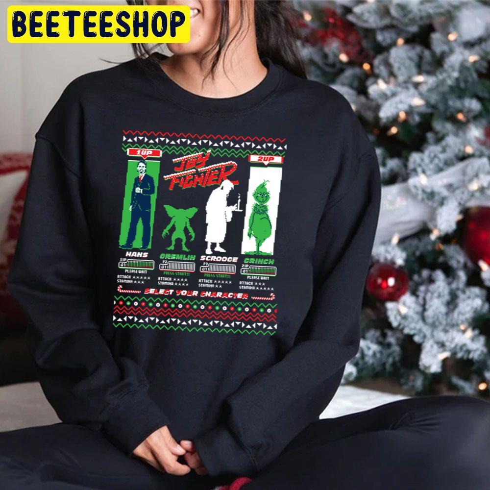Joy Fighter Grinch Christmas Beeteeshop Trending Unisex Hoodie Joy Fighter Grinch Christmas Beeteeshop Trending Unisex Hoodie