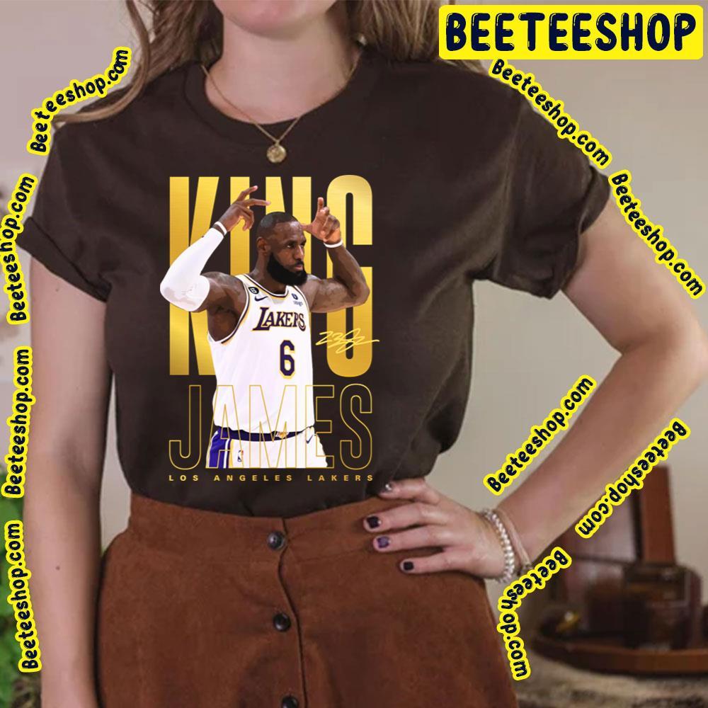 King Los Angeles Lakers Lebron James Basketball Unisex T-Shirt King Los Angeles Lakers Lebron James Basketball Unisex T-Shirt