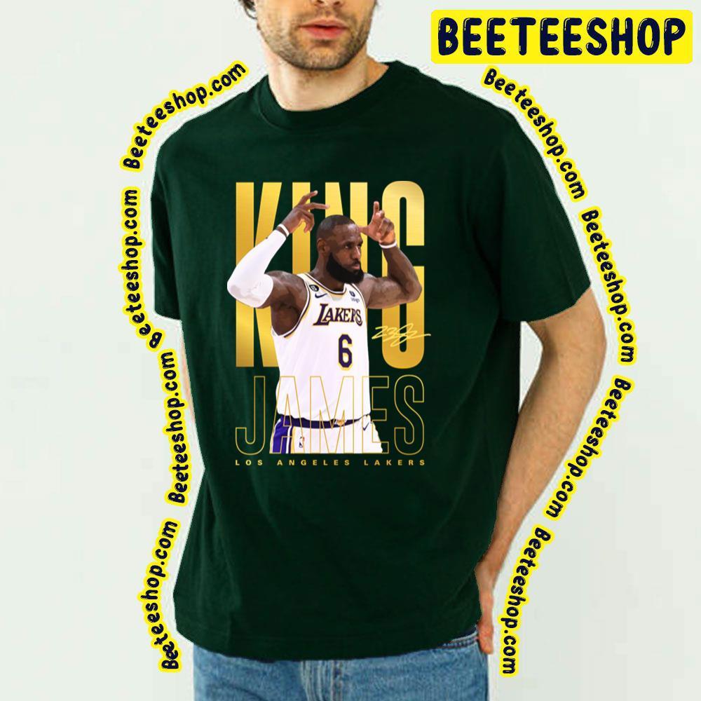 King Los Angeles Lakers Lebron James Basketball Unisex T-Shirt King Los Angeles Lakers Lebron James Basketball Unisex T-Shirt