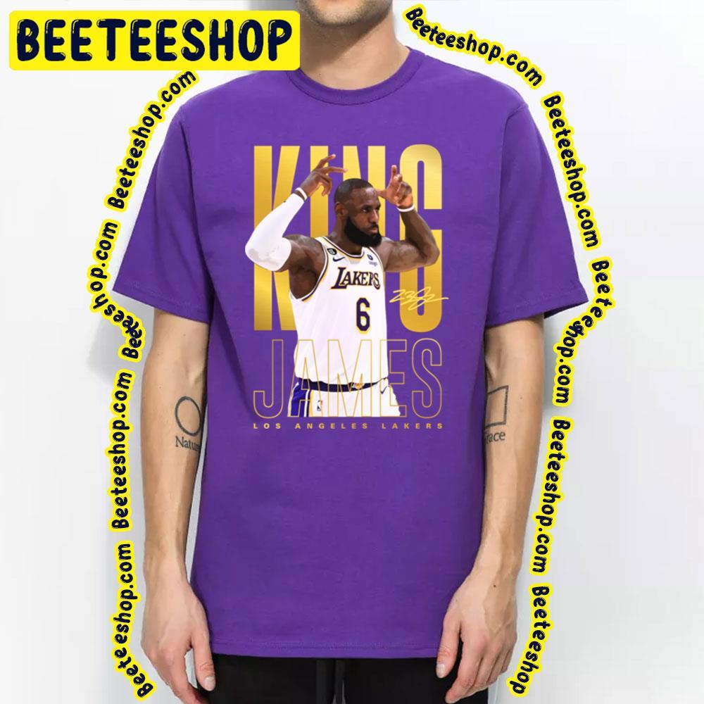 King Los Angeles Lakers Lebron James Basketball Unisex T-Shirt King Los Angeles Lakers Lebron James Basketball Unisex T-Shirt