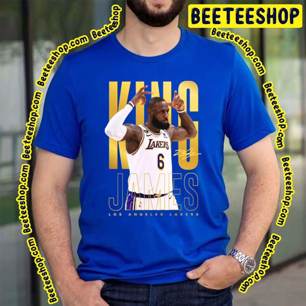 King Los Angeles Lakers Lebron James Basketball Unisex T-Shirt King Los Angeles Lakers Lebron James Basketball Unisex T-Shirt