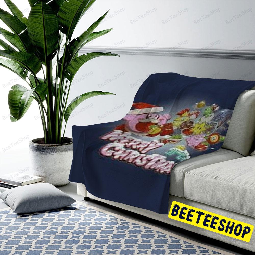 Kirby Christmas 20 Trending US Cozy Blanket Kirby Christmas 20 Trending US Cozy Blanket