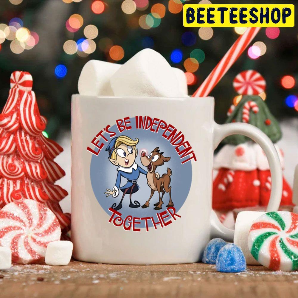 Let's Be Independent Together Rudolph The Red Nosed Reindeer Christmas Beeteeshop Trending Unisex Hoodie Let's Be Independent Together Rudolph The Red Nosed Reindeer Christmas Beeteeshop Trending Unisex Hoodie