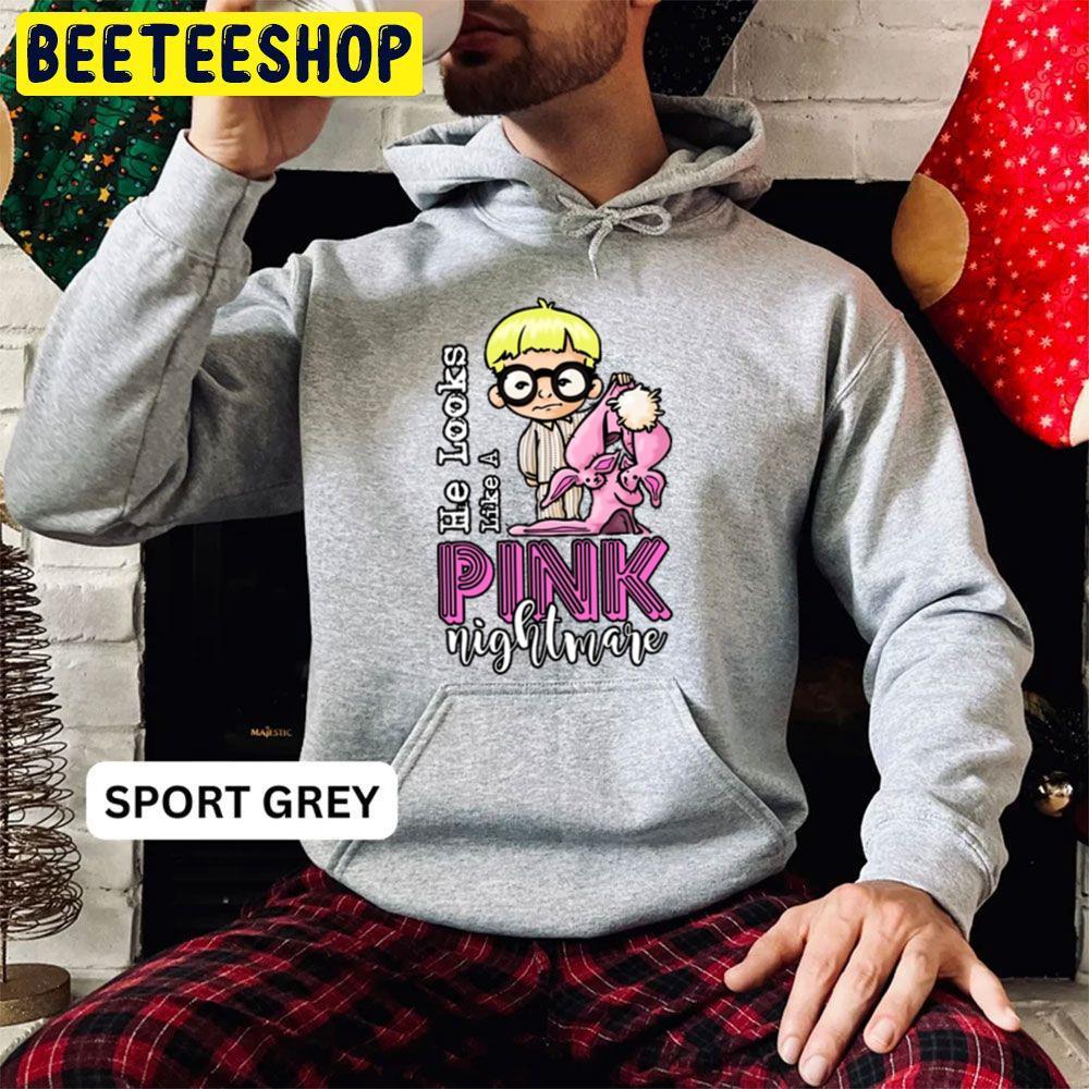 Like A Pink Nightmare A Christmas Story Beeteeshop Trending Unisex Hoodie Like A Pink Nightmare A Christmas Story Beeteeshop Trending Unisex Hoodie