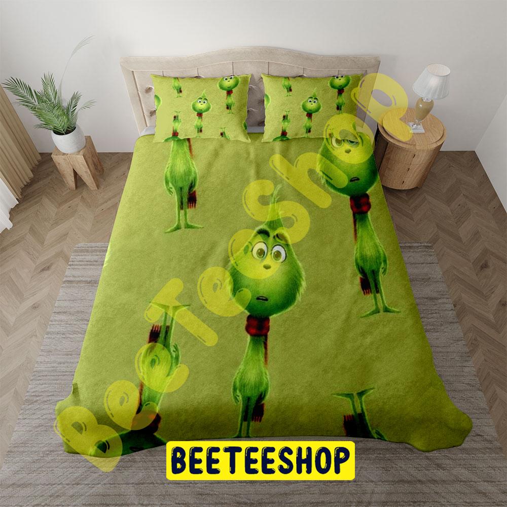 Little Grinch Trending Bedding Set Little Grinch Trending Bedding Set