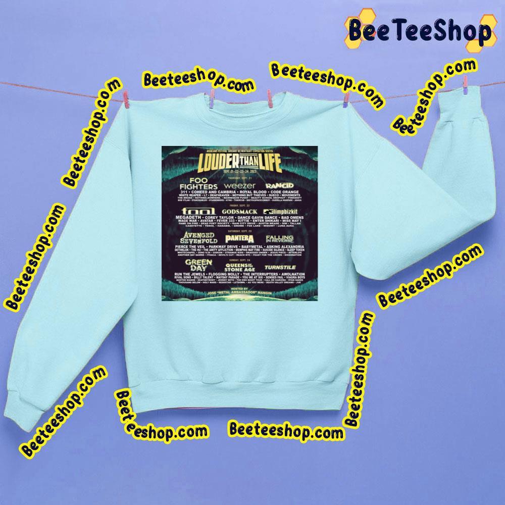 Louder Than Life Festival 2023 Beeteeshop Trending Unisex Sweatshirt Louder Than Life Festival 2023 Beeteeshop Trending Unisex Sweatshirt