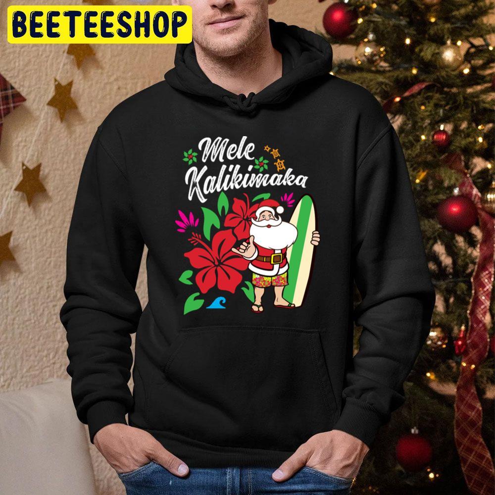 Mele Kalikimaka' Cute Christmas Hawaiian Beeteeshop Trending Unisex Hoodie Mele Kalikimaka' Cute Christmas Hawaiian Beeteeshop Trending Unisex Hoodie