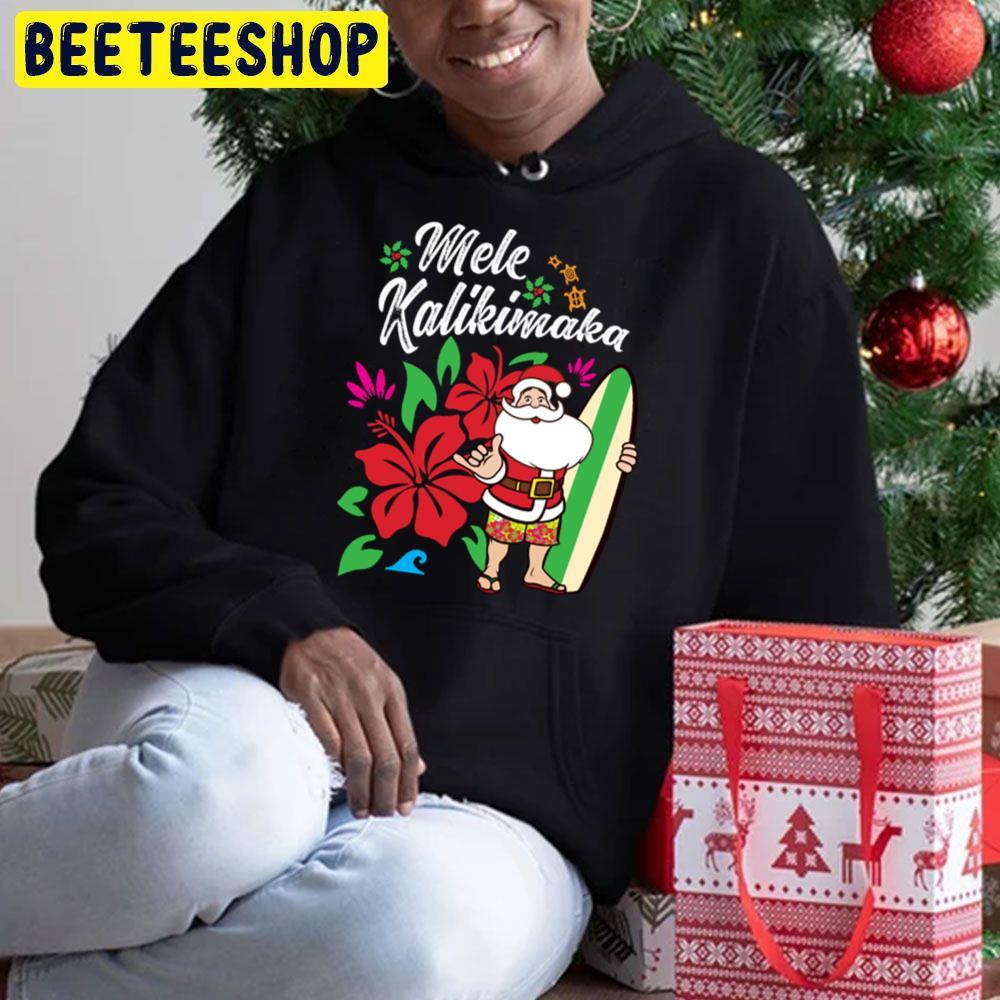 Mele Kalikimaka' Cute Christmas Hawaiian Beeteeshop Trending Unisex Hoodie Mele Kalikimaka' Cute Christmas Hawaiian Beeteeshop Trending Unisex Hoodie