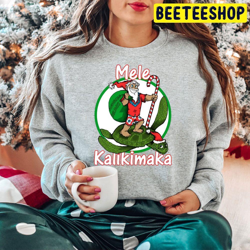 Mele Kalikimaka Winter Hawaiian Santa Christmas Beeteeshop Trending Unisex Hoodie Mele Kalikimaka Winter Hawaiian Santa Christmas Beeteeshop Trending Unisex Hoodie