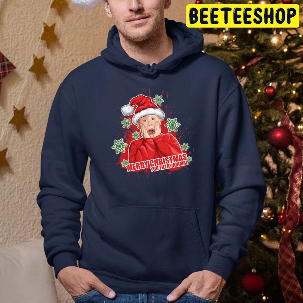 Merry Christmas Home Alone Beeteeshop Trending Unisex Sweatshirt Merry Christmas Home Alone Beeteeshop Trending Unisex Sweatshirt