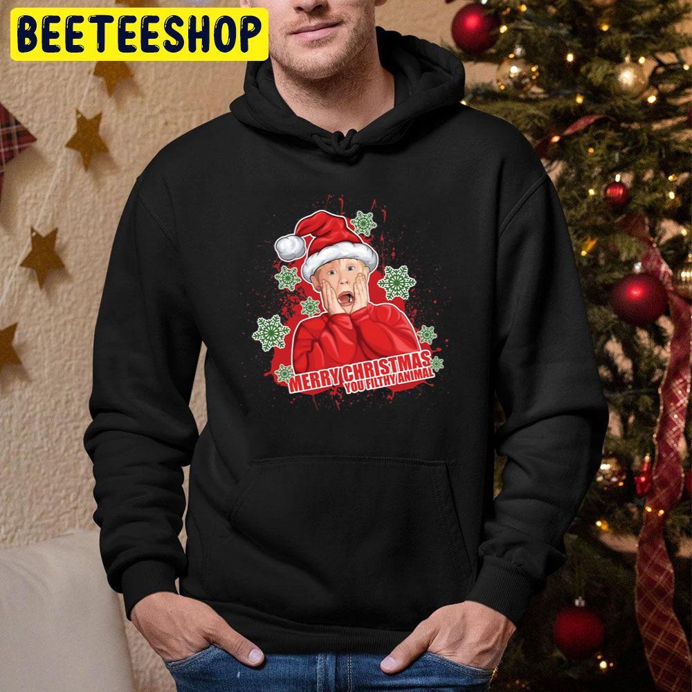Merry Christmas Home Alone Beeteeshop Trending Unisex Sweatshirt Merry Christmas Home Alone Beeteeshop Trending Unisex Sweatshirt