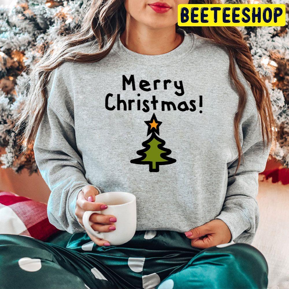Merry Christmas Tree Beeteeshop Trending Unisex Hoodie Merry Christmas Tree Beeteeshop Trending Unisex Hoodie