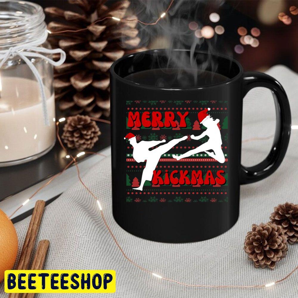 Merry Kickmas Christmas Beeteeshop Trending Unisex Hoodie Merry Kickmas Christmas Beeteeshop Trending Unisex Hoodie